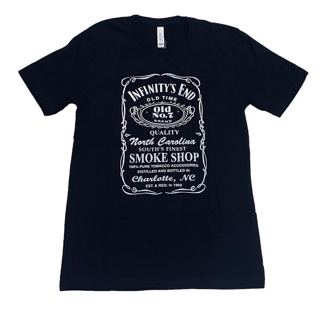 Infinity's End Liquor Label T-Shirt