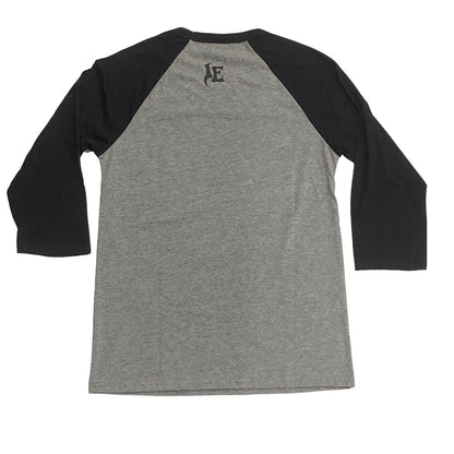 Infinity's End Team Logo Raglan T-Shirt - Black Heather