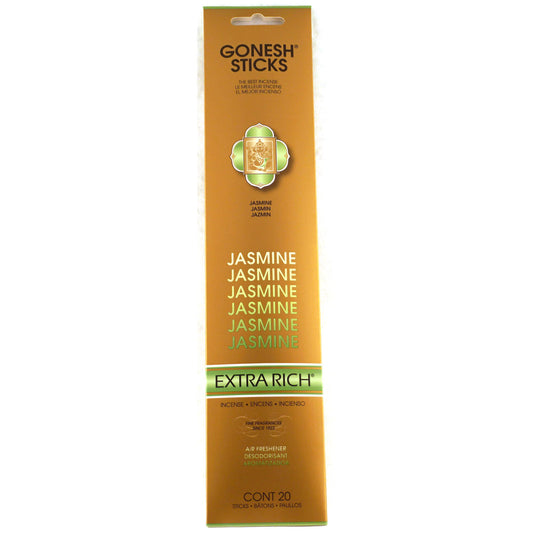 Gonesh Extra Rich Jasmine Incense Sticks 20ct