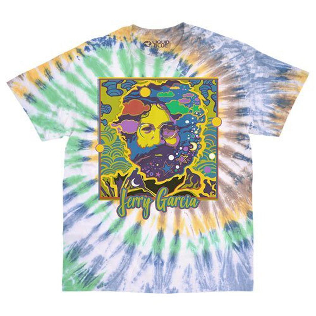 Jerry Garcia - Painted Tie-Dye T-Shirt