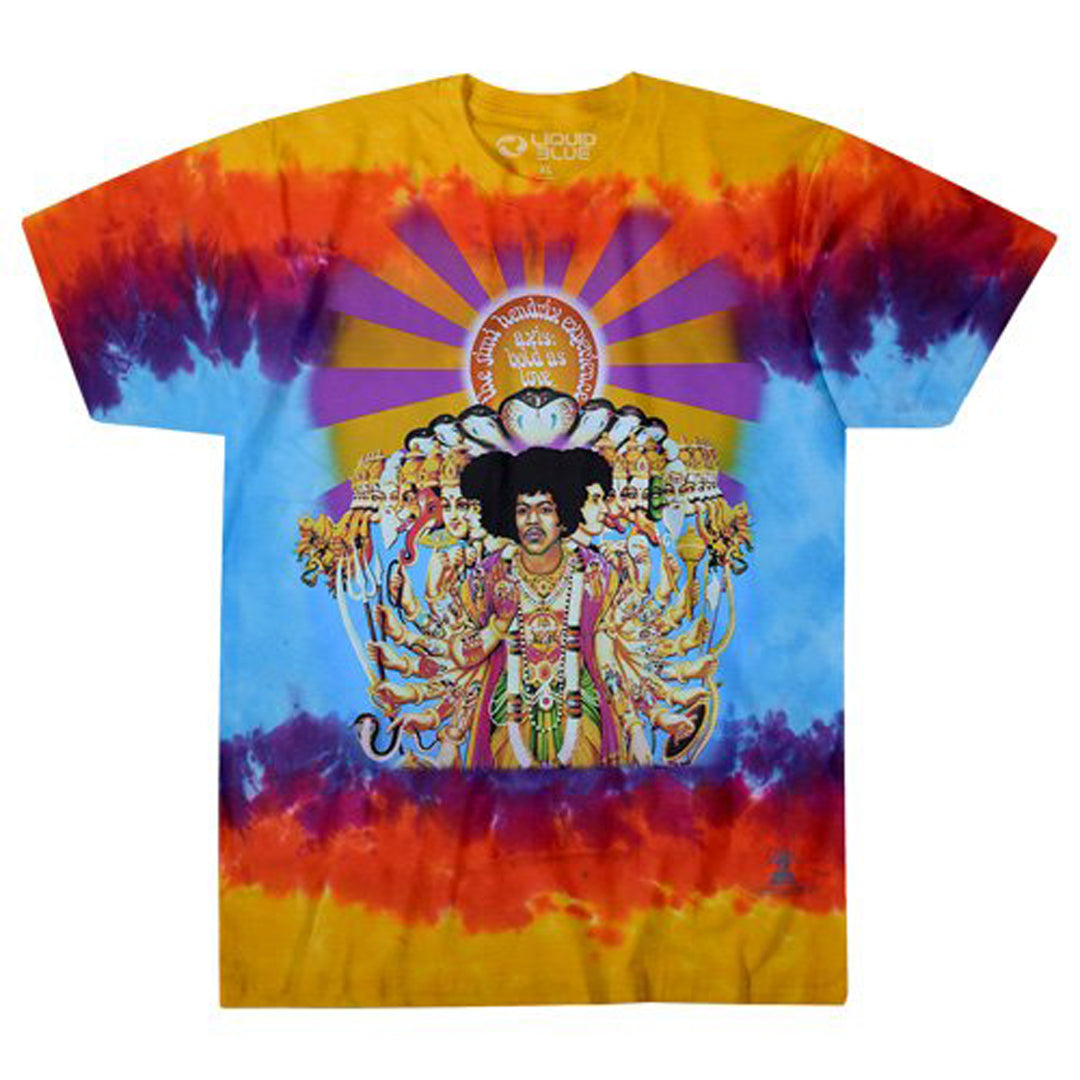 Jimi Hendrix - Axis Bold As Love Tie-Dye T-Shirt
