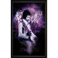 Jimi Hendrix Purple Haze Framed Gel Print