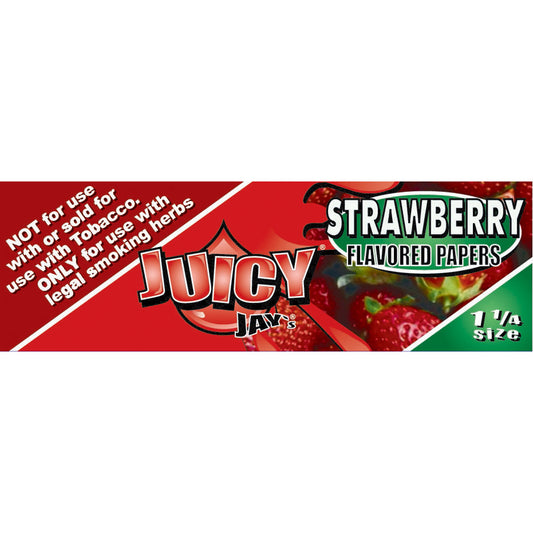 Juicy Jays Strawberry 1.25 Rolling Papers