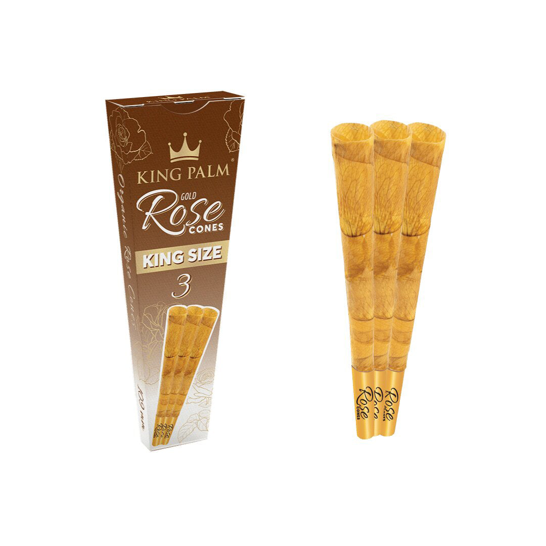 *King Palm King Size Rose Cones 3pk