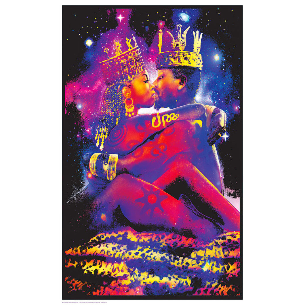 King & Queen Blacklight Poster