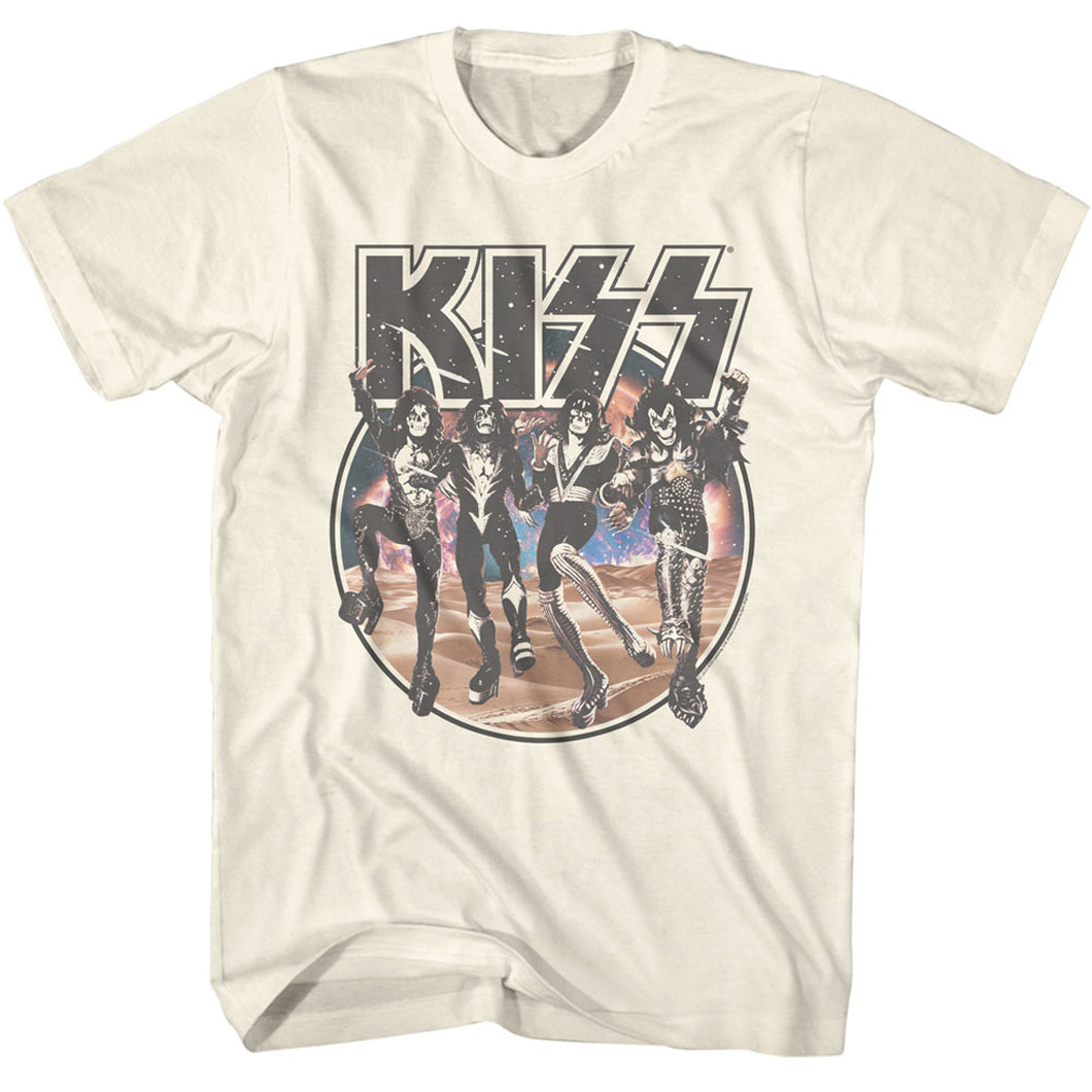 Kiss - Space Circle T-Shirt