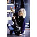 Kurt Cobain On Knee Poster