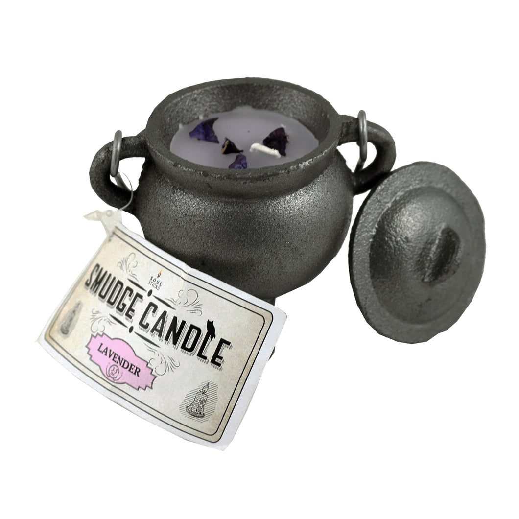 Lavender Cauldron Smudge Candle