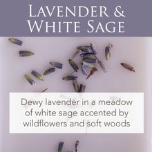 Load image into Gallery viewer, Lavender &amp; White Sage Artisan Wax Melt 2.5oz
