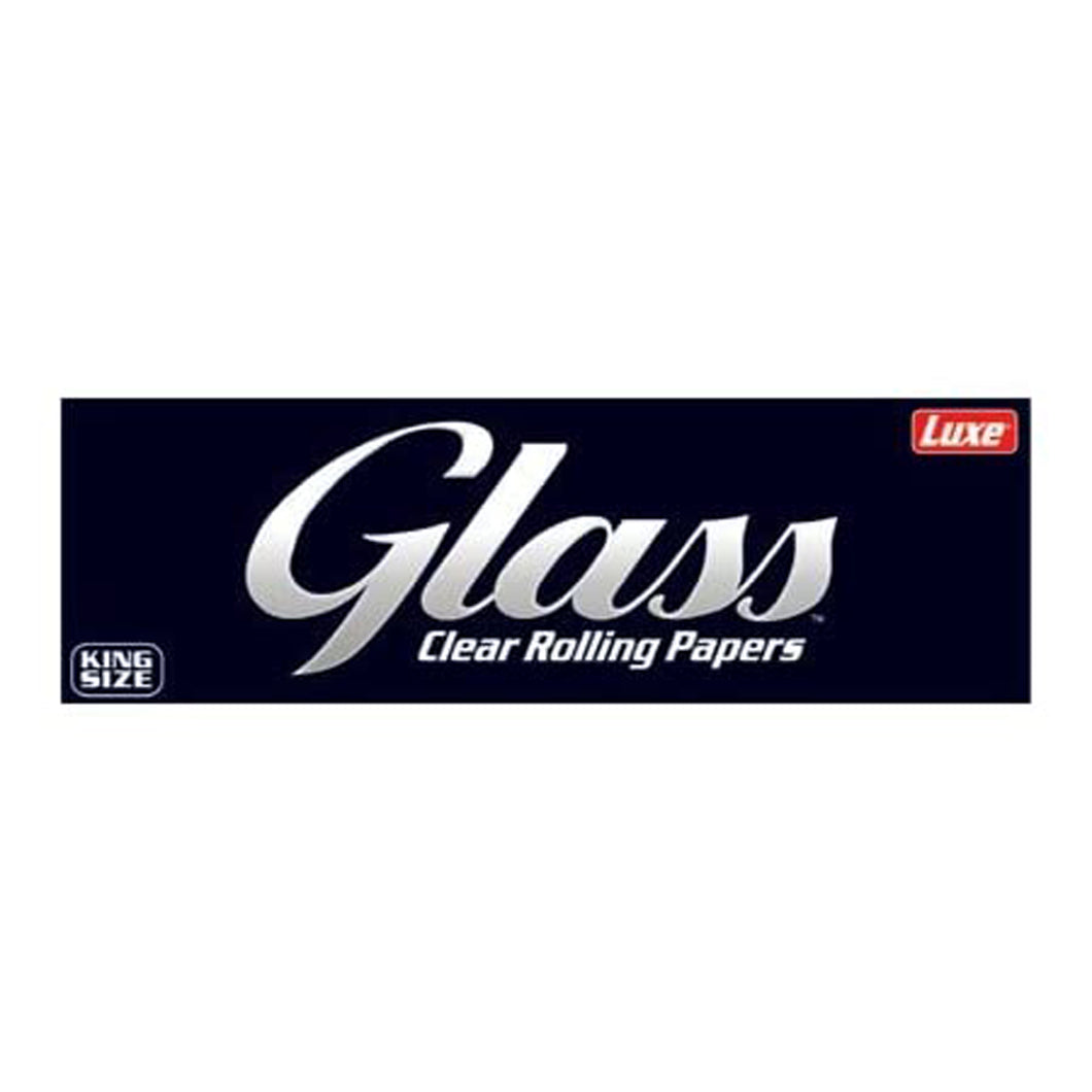 Luxe Clear Glass King Size Rolling Papers