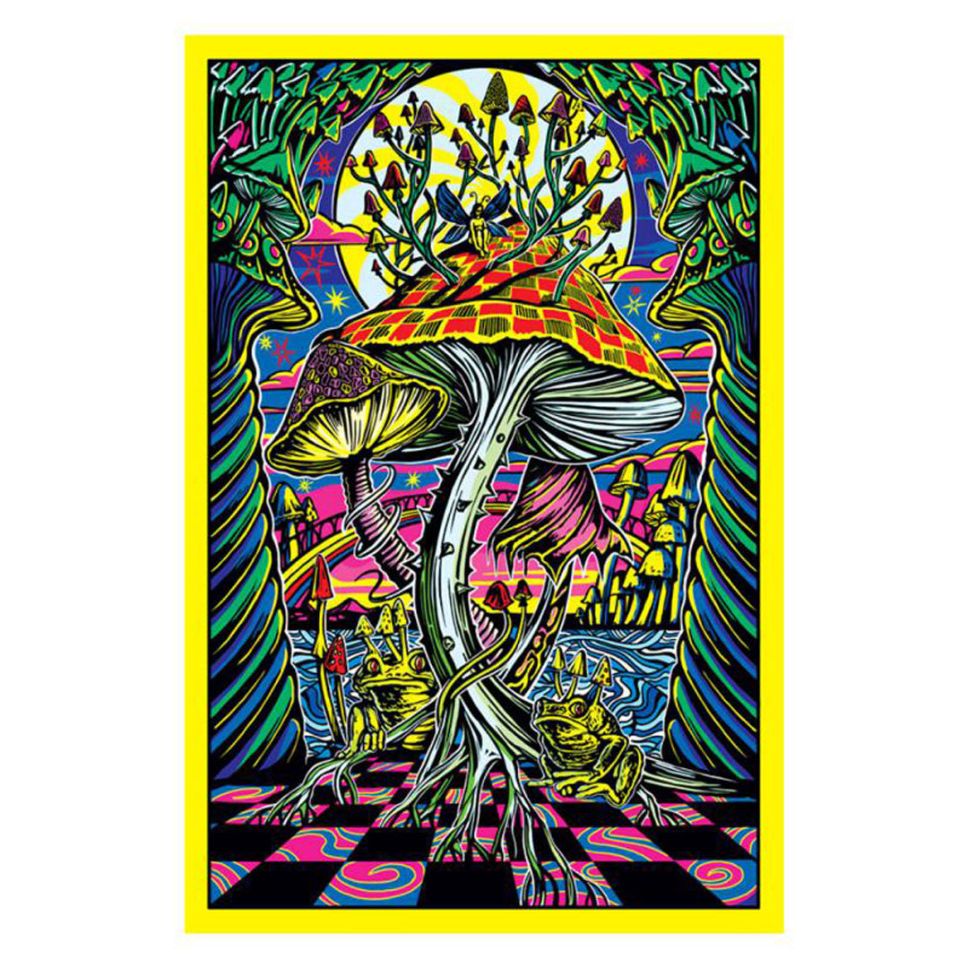 Magic Mushroom 3D Tapestry