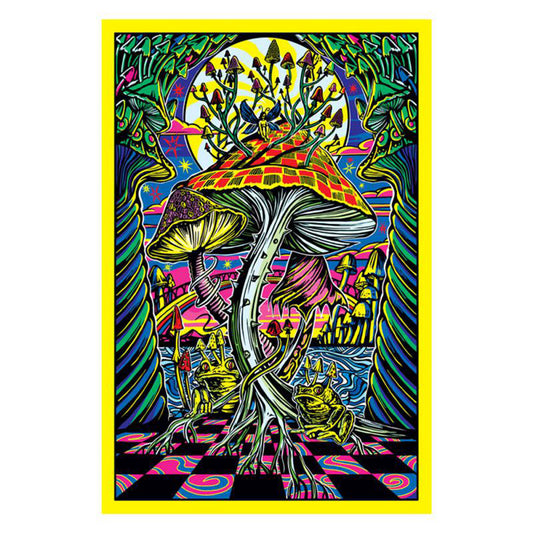 Magic Mushroom 3D Tapestry