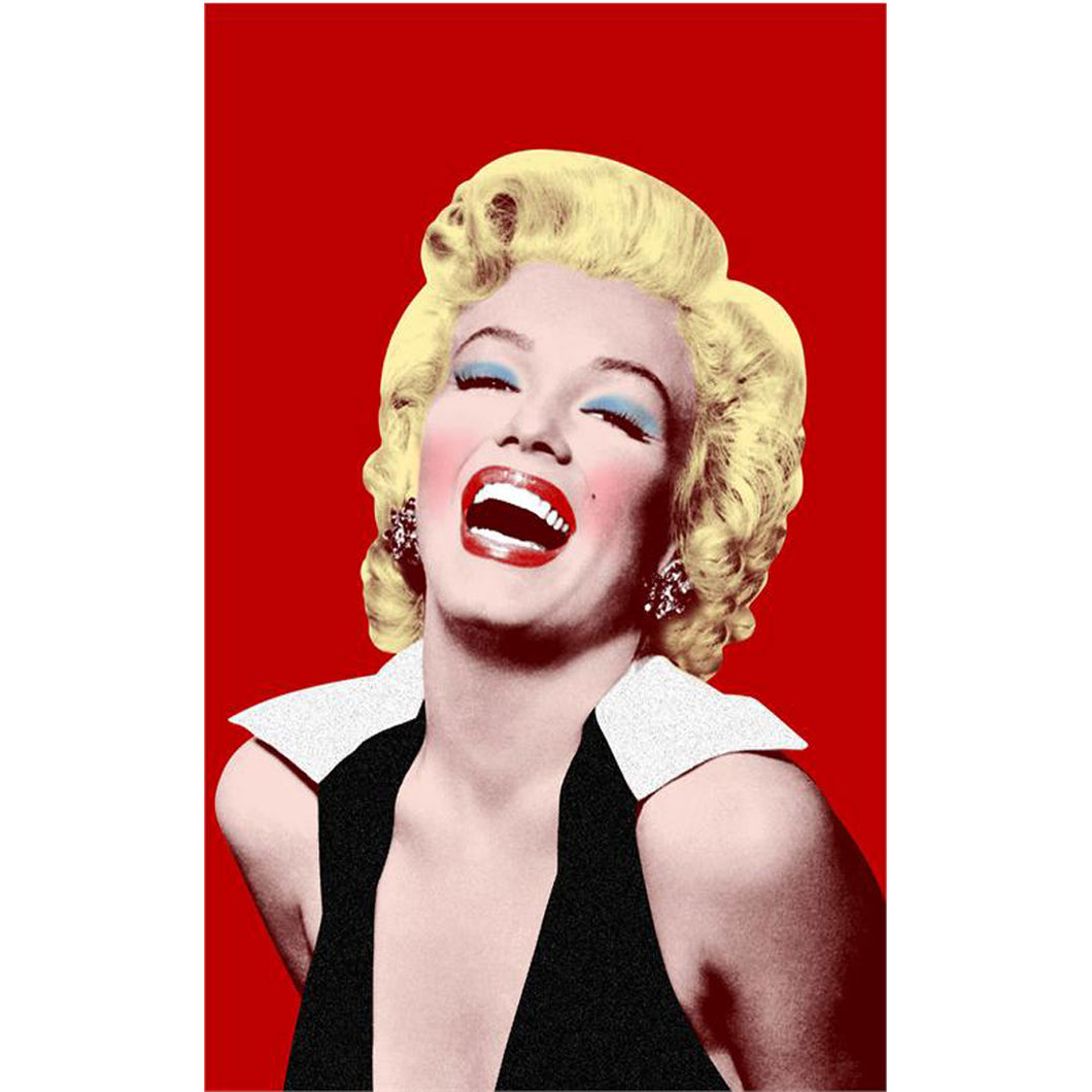 Marilyn Monroe Red Poster