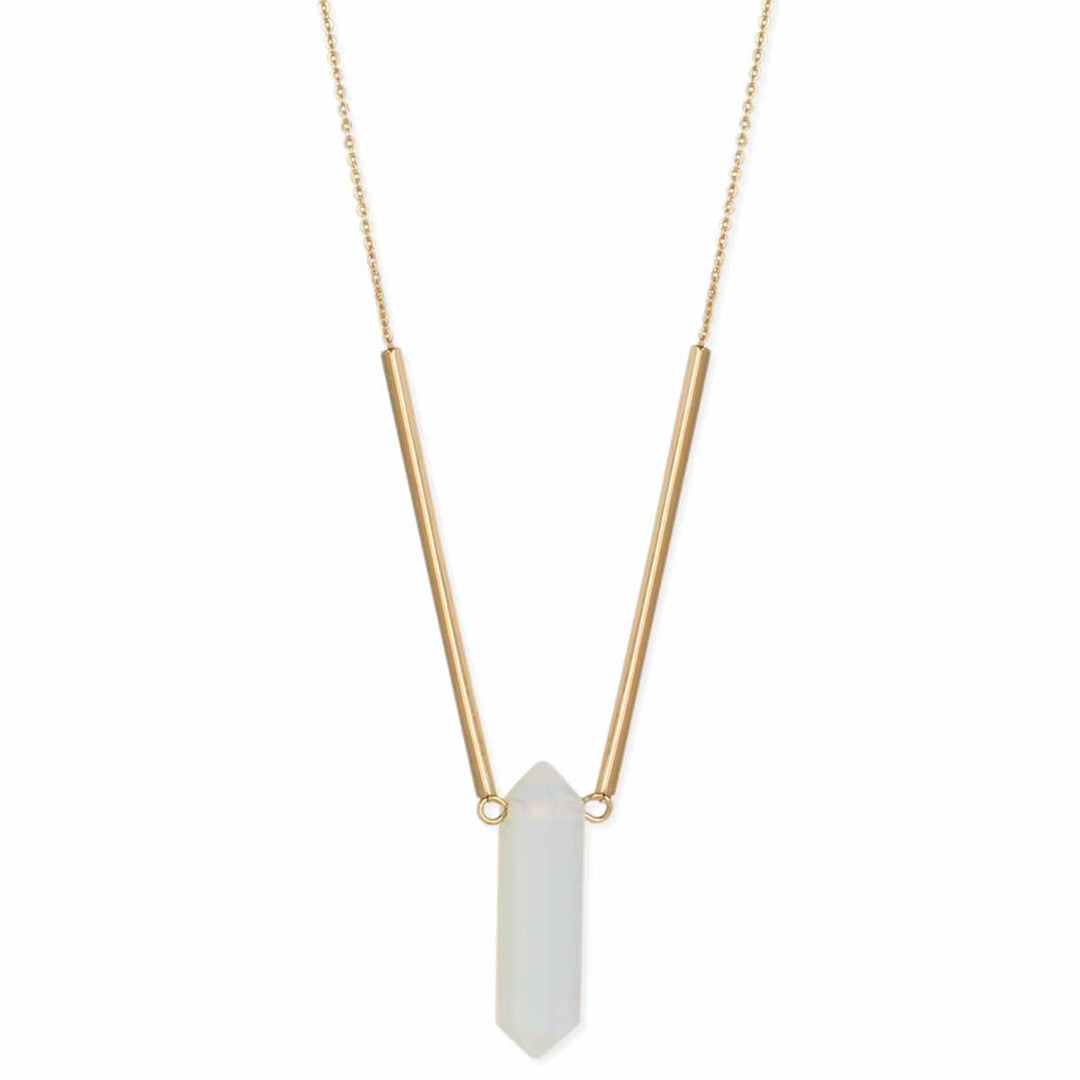 Modern Mystic Stone Bars Necklace