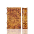 Monotone World Map Stash Book