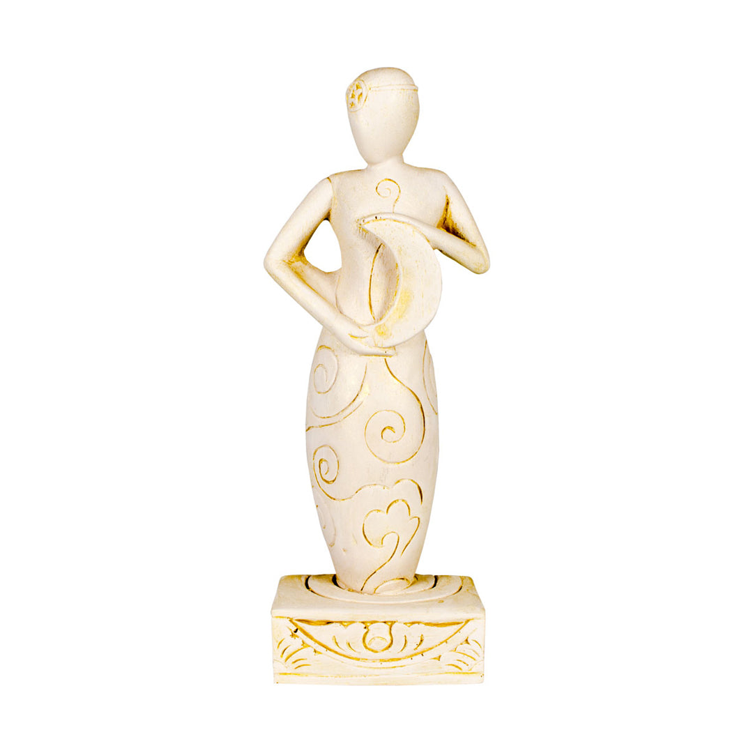 Moon Goddess Gypsum Figurine