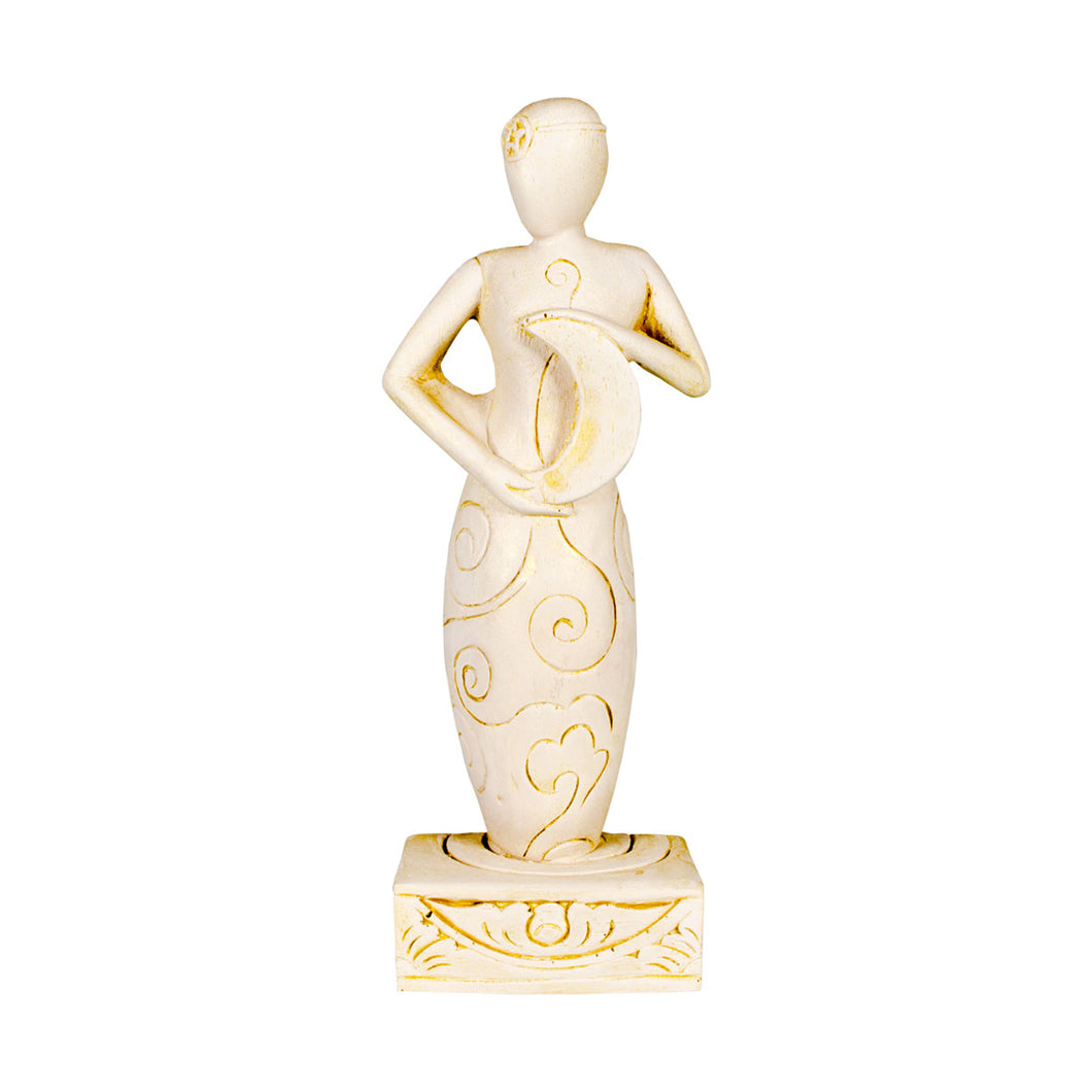 Moon Goddess Gypsum Figurine