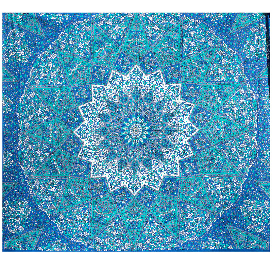 Multi Blue Tapestry