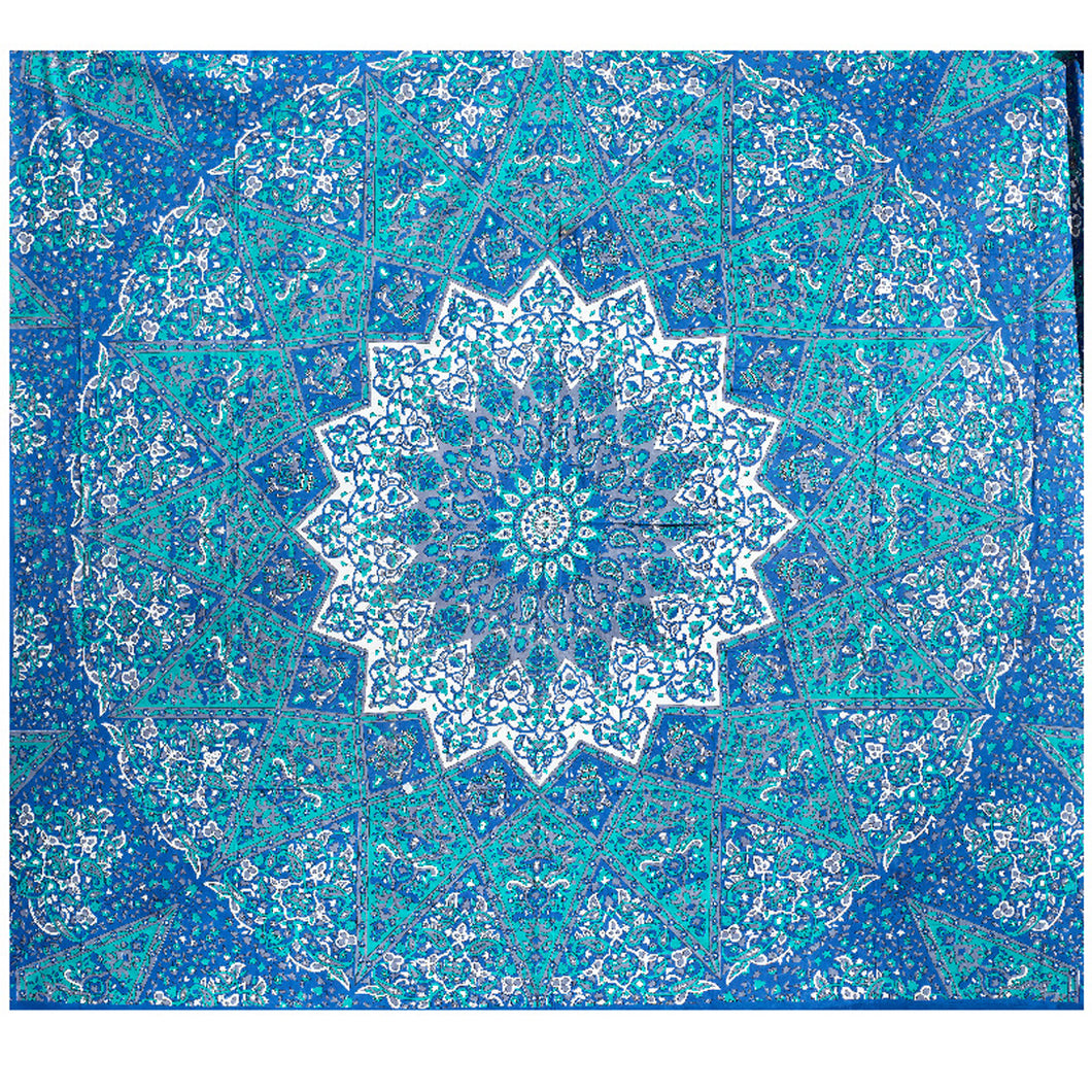 Multi Blue Tapestry