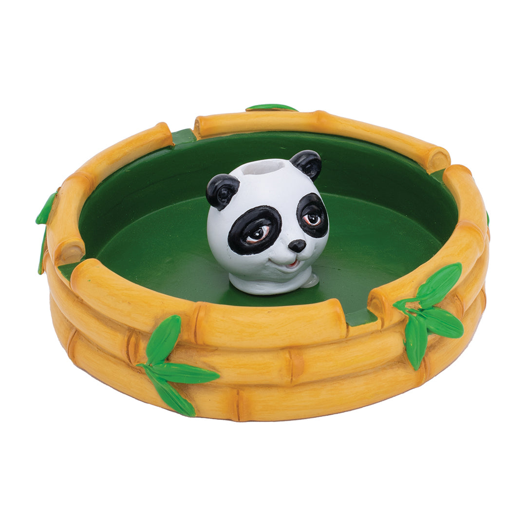 Novelty Character Ashtray With Snuffer - Panda