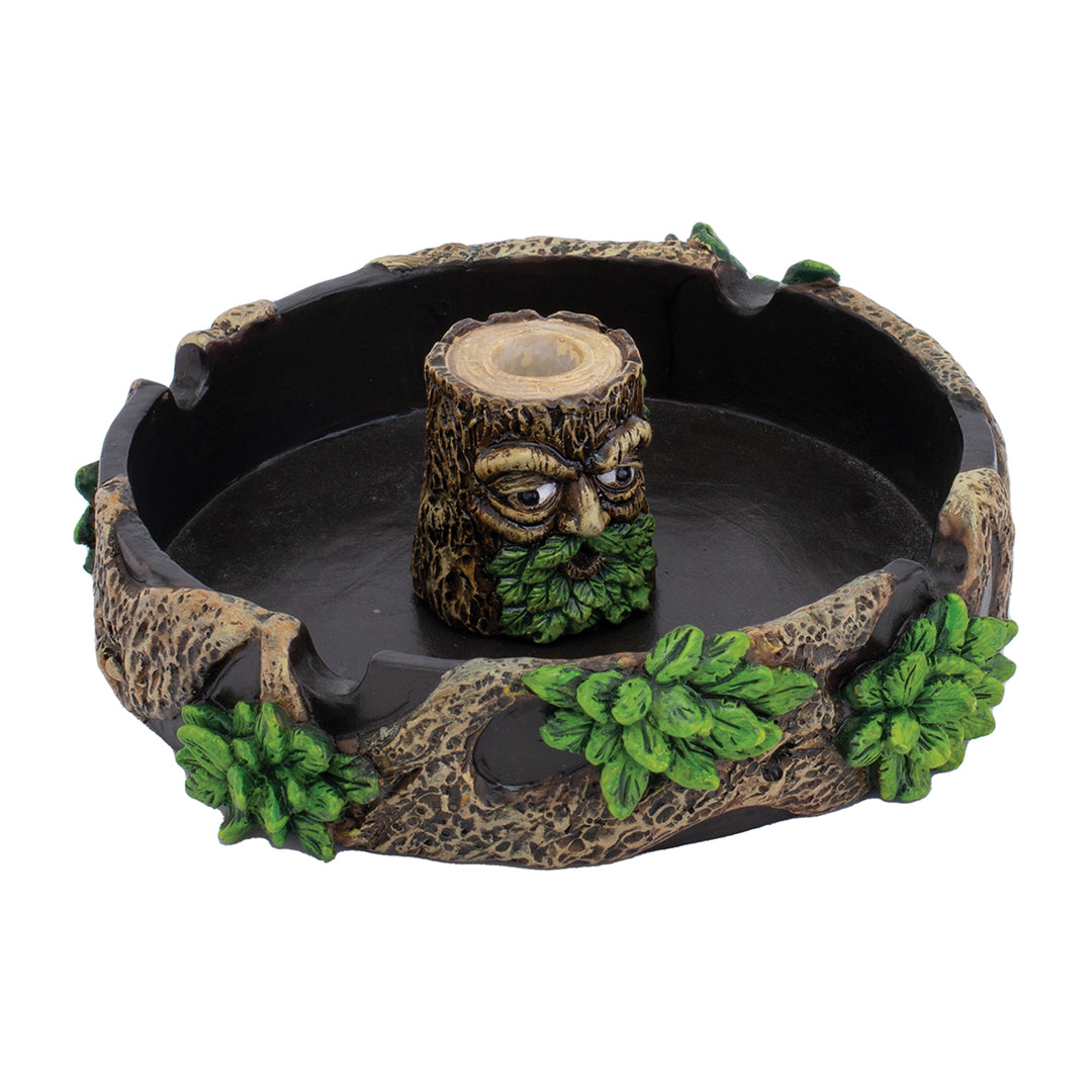 Novelty Character Ashtray With Snuffer - Treeman