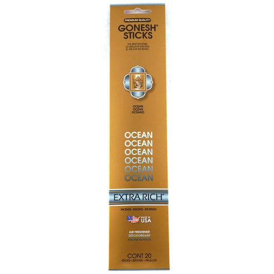 Gonesh Extra Rich Ocean Incense Sticks 20ct