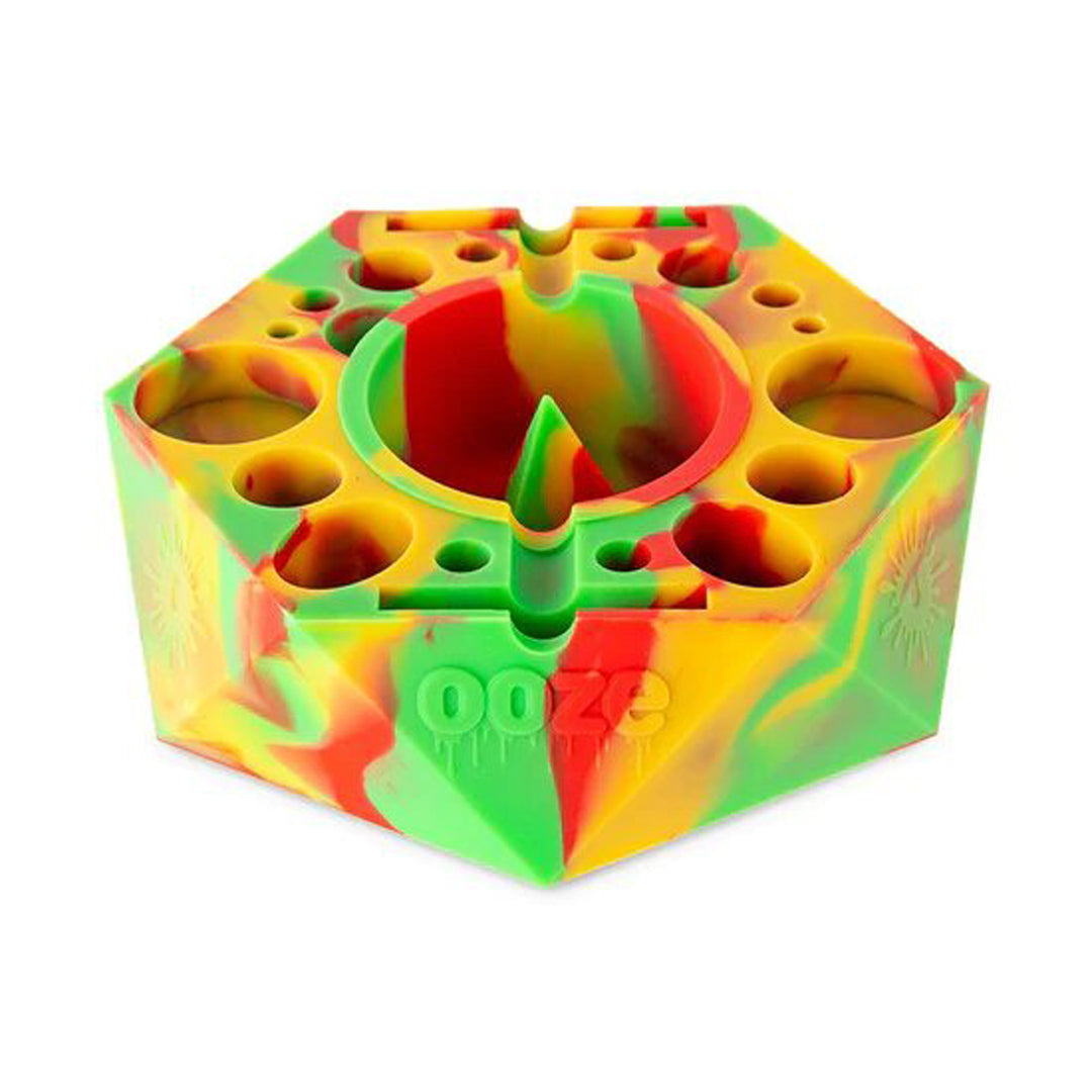 Ooze Bangarang Multipurpose Silicone Ashtray - Rasta