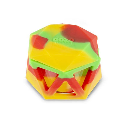 Ooze Geode Silicone Container - Rasta