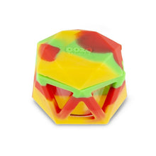 Load image into Gallery viewer, Ooze Geode Silicone Container - Rasta
