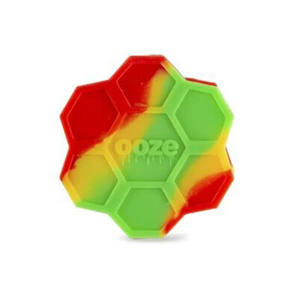 Ooze Honey Pot Silicone Container - Rasta