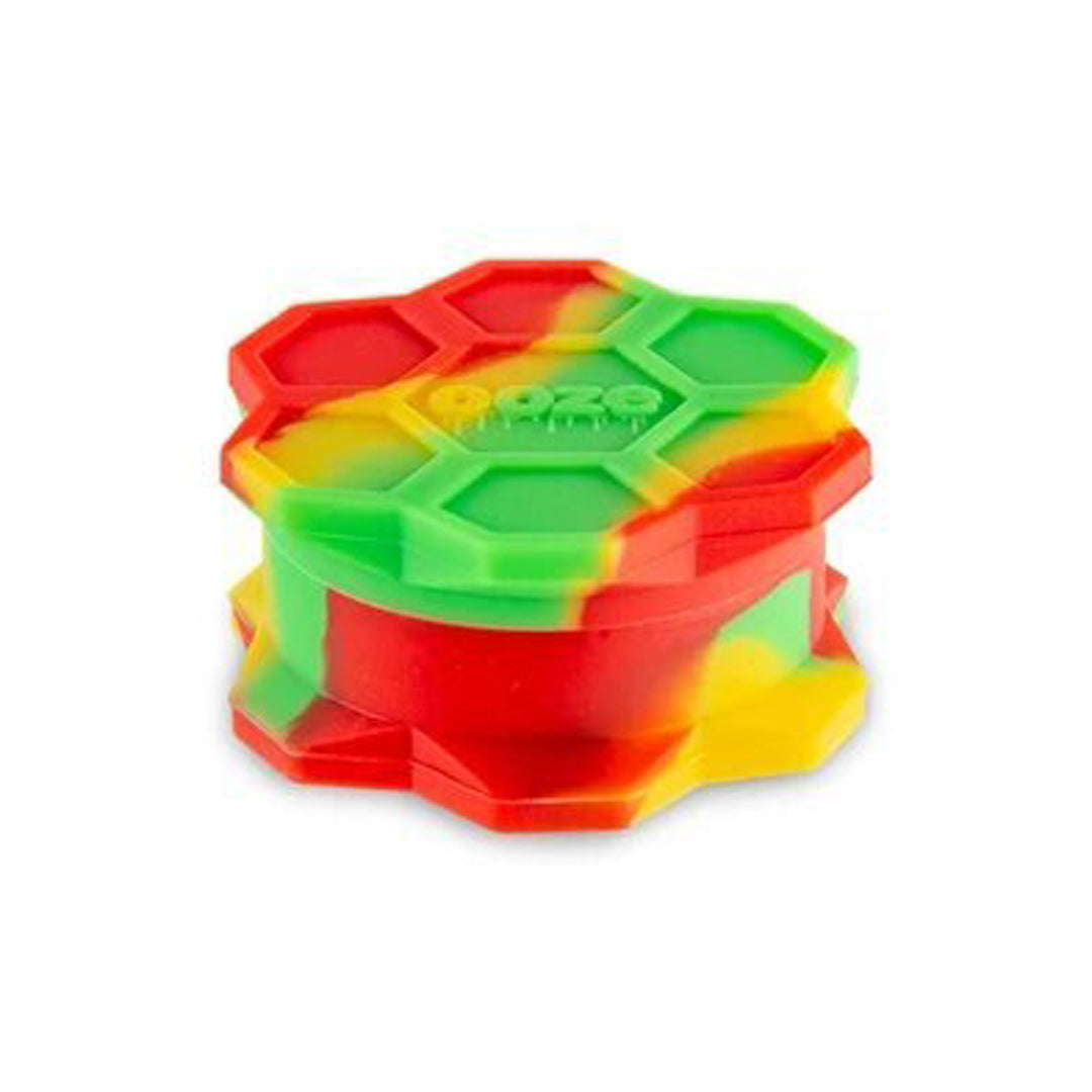 Ooze Honey Pot Silicone Container - Rasta