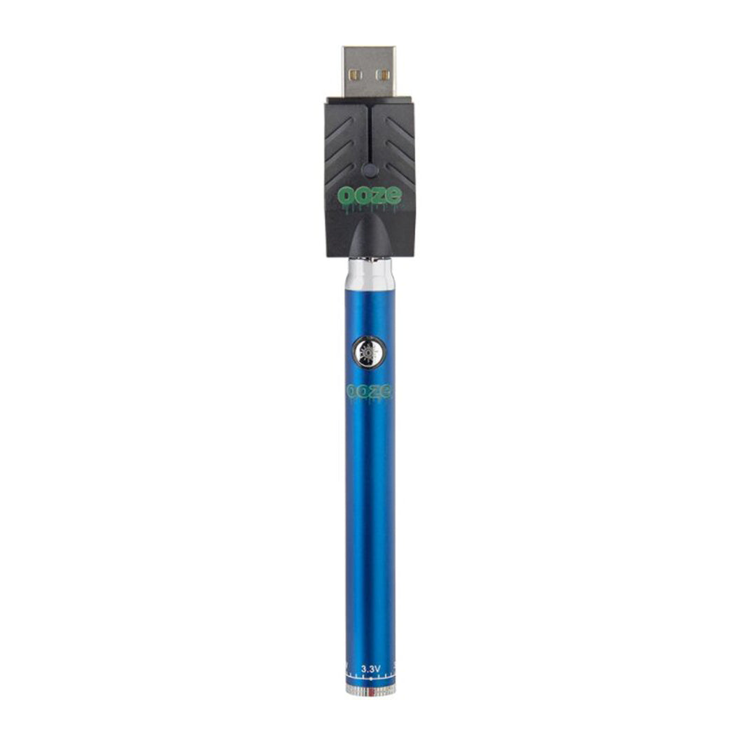 Ooze Slim Pen Twist 320mAh Vaporizer Battery - Blue