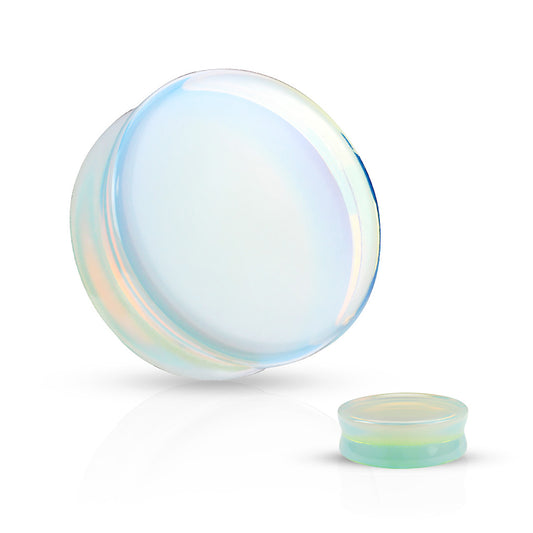 Opalite Saddle Fit Plugs - Pair