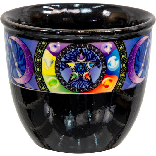 Pentacle Smudge Pot