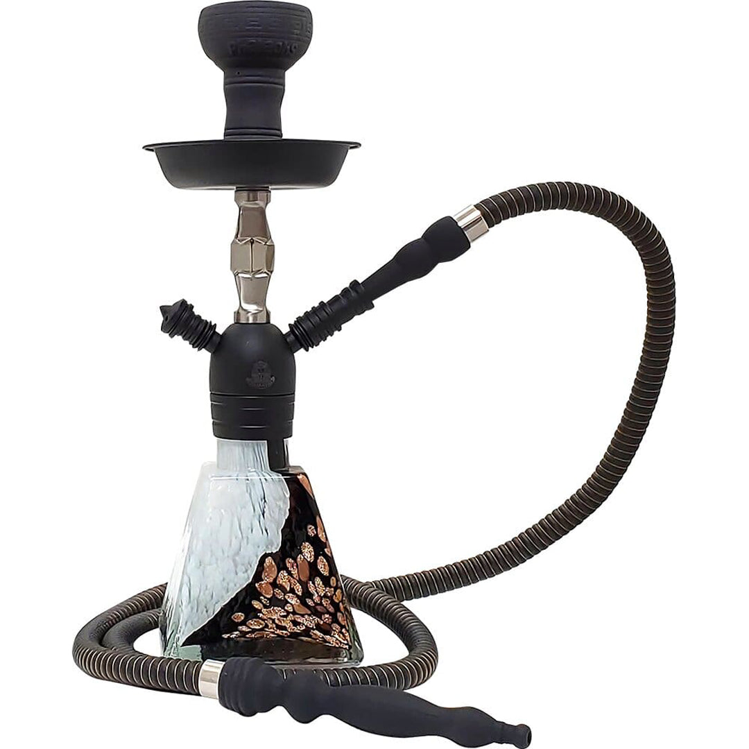 Pharoah Aztec Hookah - White Gold