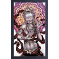 Pink Buddha Dancer Framed Gel Print