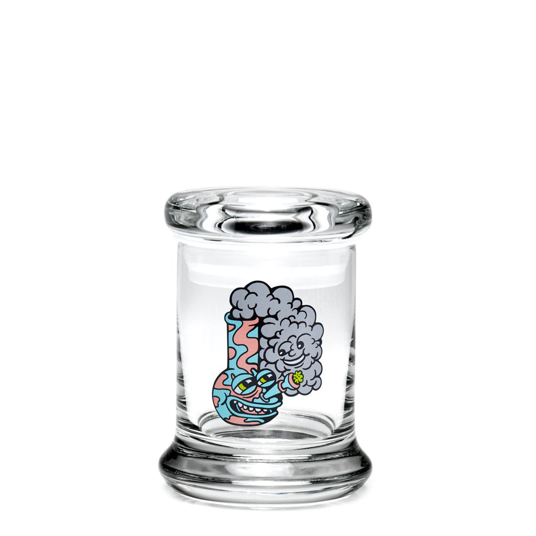 Pop-Top Jar - Extra Small - Happy Bong