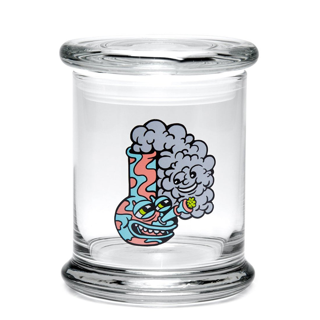 Pop-Top Jar - Large - Happy Bong