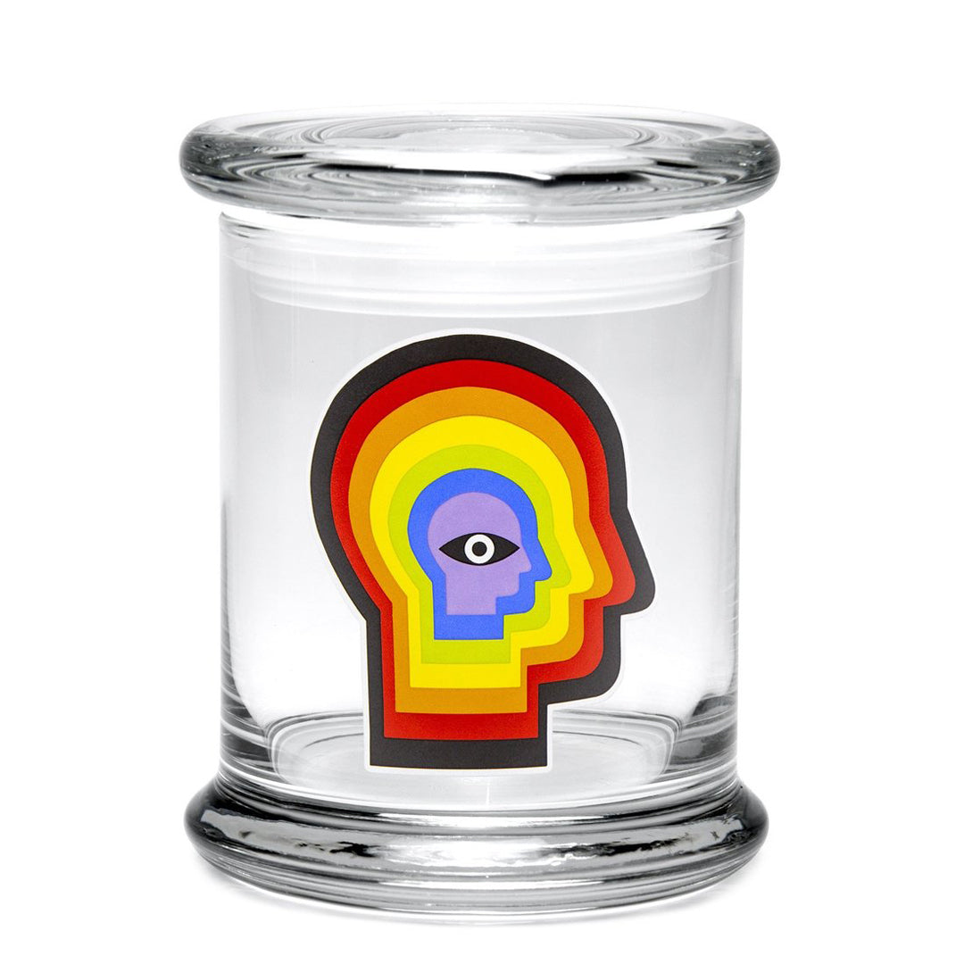 Pop-Top Jar - Large - Rainbow Mind