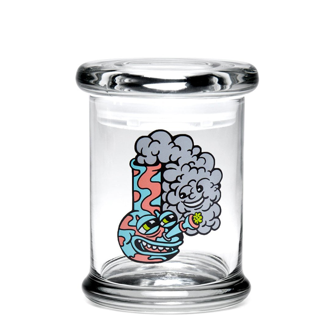 Pop-Top Jar - Medium - Happy Bong