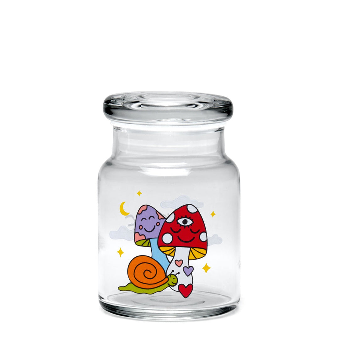 Pop-Top Jar - Small - Woke Cosmic Mushroom