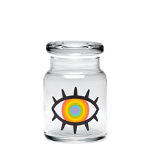 Load image into Gallery viewer, Pop-Top Jar - Small - Woke Rainbow Eye
