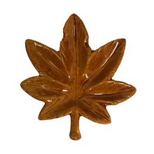 Load image into Gallery viewer, Porcelain Leaf Ashtray - Brown
