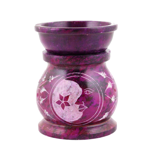 Purple Crescent Moon Oil Burner