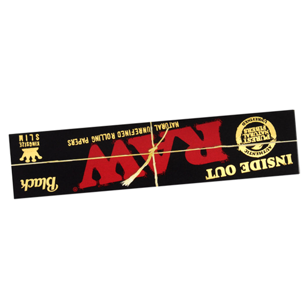 Raw Black King Size Inside Out Rolling Papers