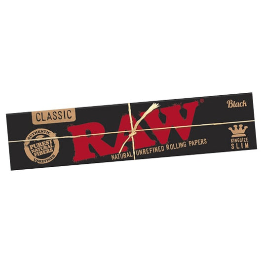 Raw Black King Size Slim Rolling Papers