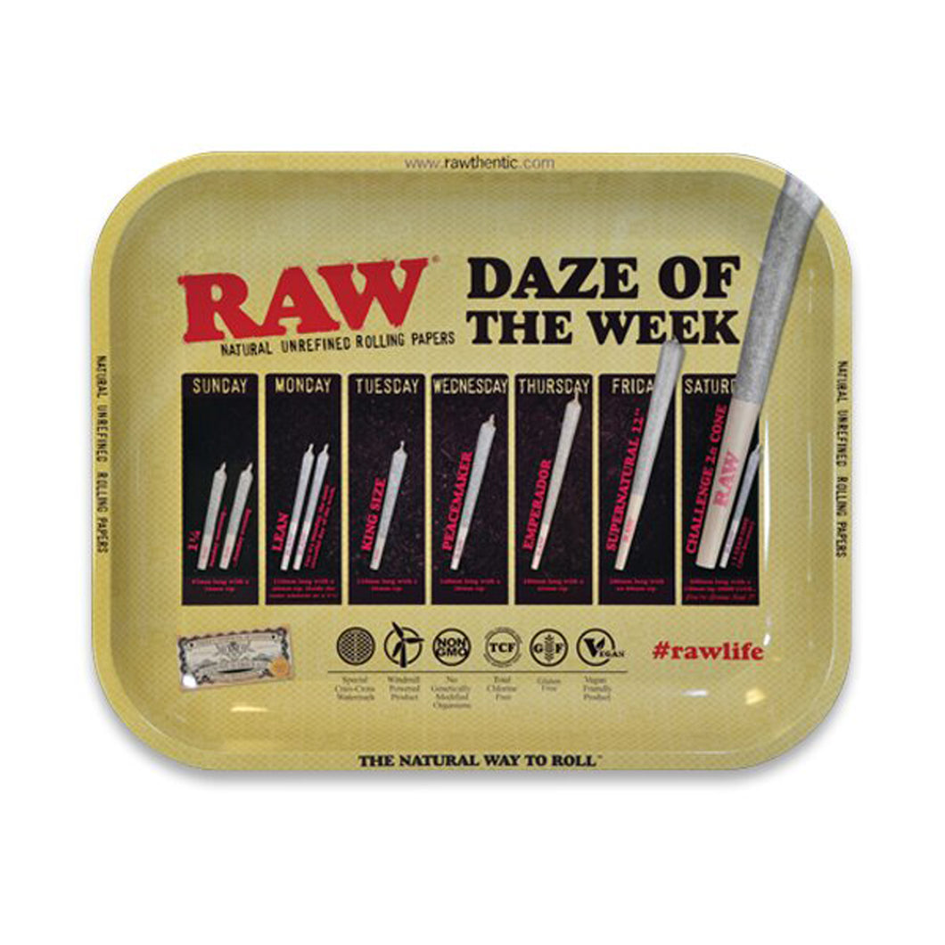 Raw Daze Of The Week Rolling Tray 14