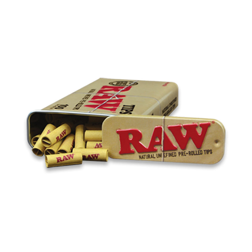 Raw Pre-Rolled Tips Tin