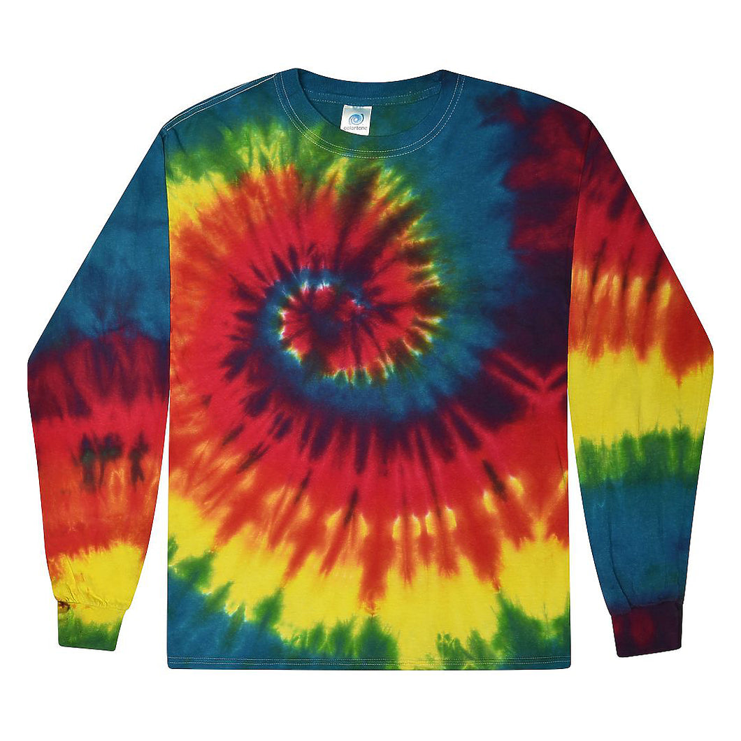 Reactive Rainbow Tie-Dye Longsleeve T-Shirt