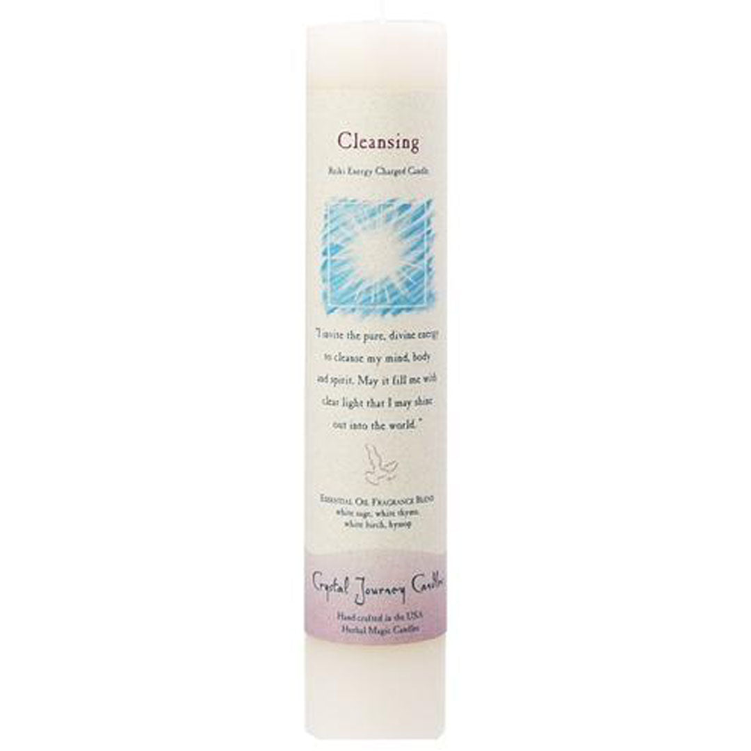 Reiki Pillar Candle - Cleansing